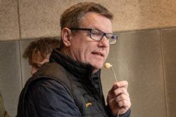 Auktion - Formand Søren Grunnet bød velkommen til auktionen